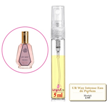 Mostra fiola din Parfumul Fragrance World UR Way Intense Eau de Parfum, decant sticla cu pulverizator - Img 3