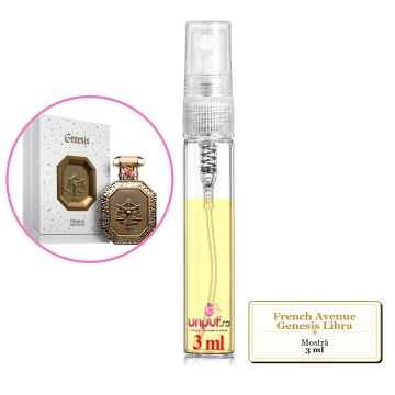 Mostra fiola din Parfumul French Avenue Genesis Libra, decant sticla cu pulverizator - Img 2