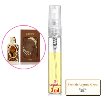 Mostra fiola din Parfumul French Avenue Grow, decant sticla cu pulverizator - Img 3