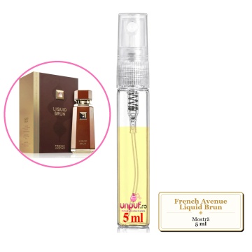 Mostra fiola din Parfumul French Avenue Liquid Brun, decant sticla cu pulverizator - Img 4