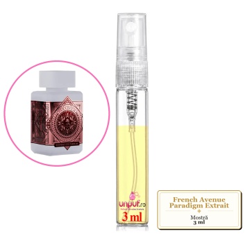 Mostra Fiola Din Parfumul French Avenue Paradigm Extrait De Parfum, Decant Sticla Cu Pulverizator - Img 2
