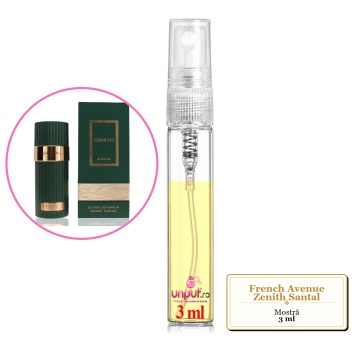 Mostra fiola din Parfumul French Avenue Zenith Santal, decant sticla cu pulverizator - Img 3