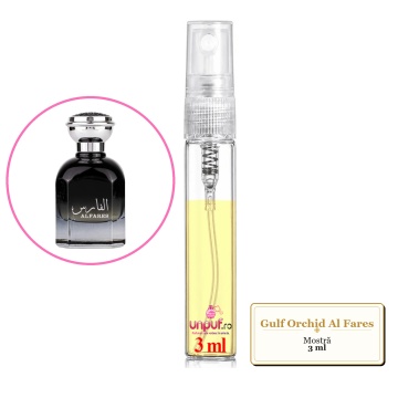 Mostra fiola din Parfumul Gulf Orchid Al Fares, decant sticla cu pulverizator - Img 3