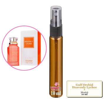 Mostra fiola din Parfumul Gulf Orchid Heavenly Lychee, decant sticla cu pulverizator
