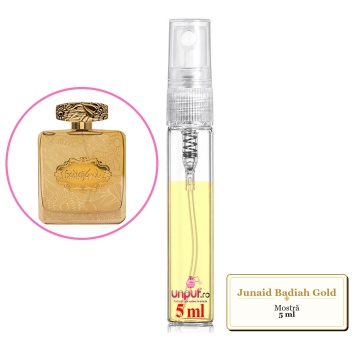 Mostra fiola din Parfumul Junaid Badiah Gold, decant sticla cu pulverizator - Img 4