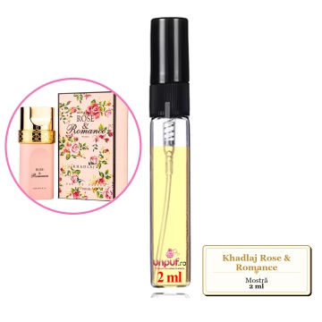 Mostra fiola din Parfumul Khadlaj Rose & Romance, decant sticla cu pulverizator - Img 1