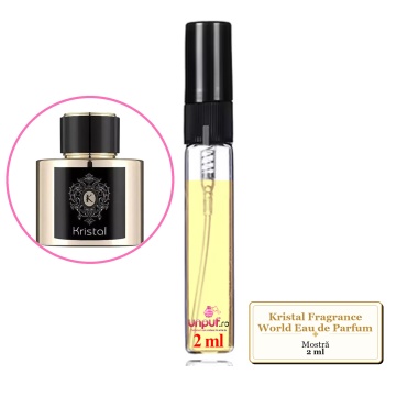 Mostra fiola din Parfumul Kristal Fragrance World Eau de Parfum, decant sticla cu pulverizator - Img 4