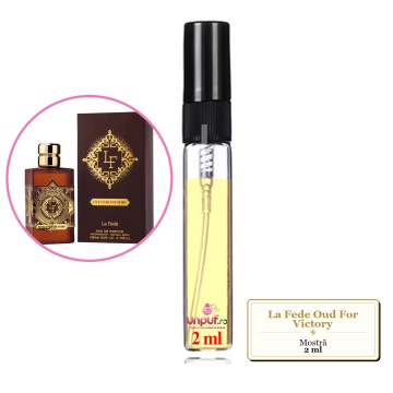 Mostra fiola din Parfumul La Fede Oud For Victory, decant sticla cu pulverizator - Img 2