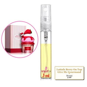 Mostra fiola din Parfumul Lattafa Berry On Top Give Me Gourmand, decant sticla cu pulverizator - Img 2