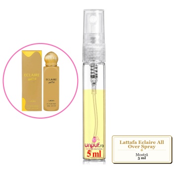 Mostra fiola din Parfumul Lattafa Eclaire All Over Spray, decant sticla cu pulverizator - Img 4