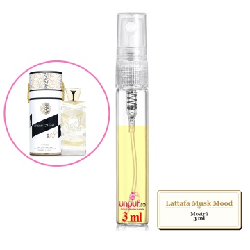 Mostra fiola din Parfumul Lattafa Musk Mood, decant sticla cu pulverizator - Img 3