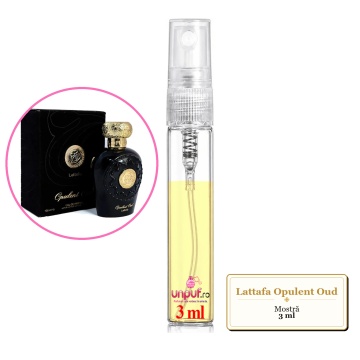 Mostra fiola din Parfumul Lattafa Opulent Oud, decant sticla cu pulverizator - Img 3