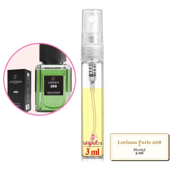Mostra fiola din Parfumul Lorinna Paris 268, decant sticla cu pulverizator - Img 2