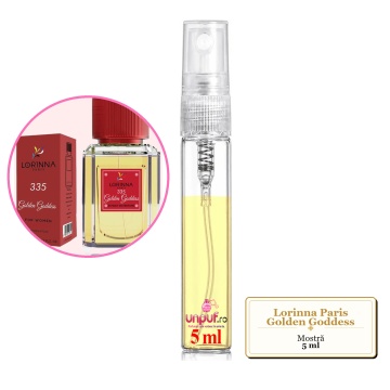 Mostra fiola din Parfumul Lorinna Paris Golden Goddess, decant sticla cu pulverizator - Img 3