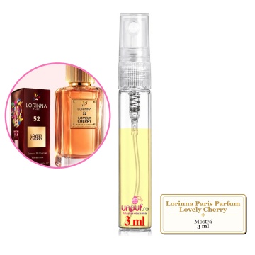Mostra fiola din Parfumul Lorinna Paris Lovely Cherry, decant sticla cu pulverizator - Img 2