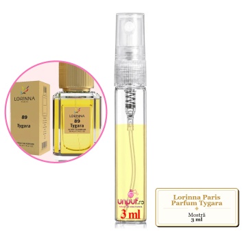 Mostra fiola din Parfumul Lorinna Paris Tygara, decant sticla cu pulverizator - Img 2