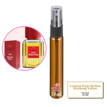 Mostra fiola din Parfumul Lorinna Paris Weekend Yellow, decant sticla cu pulverizator - Img 4
