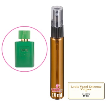 Mostra fiola din Parfumul Louis Varel Extreme Vetiver, decant sticla cu pulverizator - Img 3