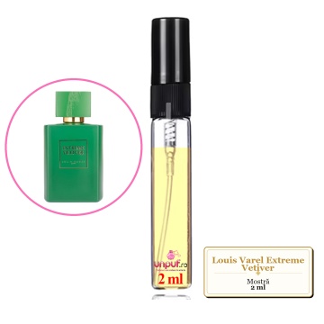 Mostra fiola din Parfumul Louis Varel Extreme Vetiver, decant sticla cu pulverizator - Img 2