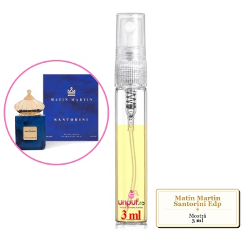 Mostra fiola din Parfumul Matin Martin Santorini Edp, decant sticla cu pulverizator - Img 3