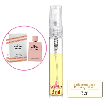 Mostra fiola din Parfumul Milestone Her Bravery Elixir, decant sticla cu pulverizator - Img 3
