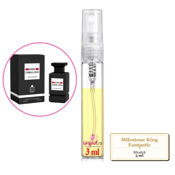 Mostra fiola din Parfumul Milestone King Fantastic, decant sticla cu pulverizator - Img 3