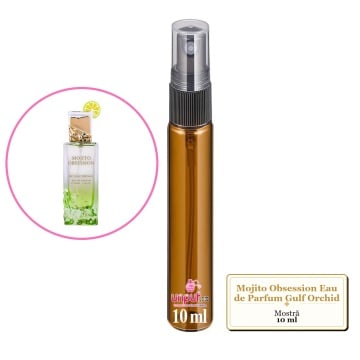 Mostra fiola din Parfumul Mojito Obsession Eau de Parfum Gulf Orchid , decant sticla cu pulverizator