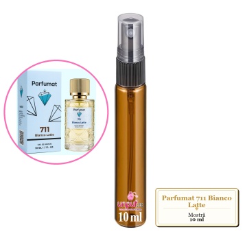 Mostra fiola din Parfumul Parfumat 711 Bianco Latte, decant sticla cu pulverizator - Img 4