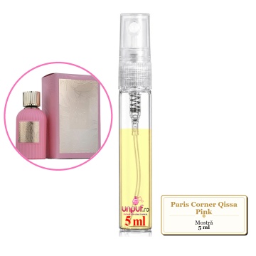 Mostra fiola din Parfumul Paris Corner Qissa Pink, decant sticla cu pulverizator - Img 4