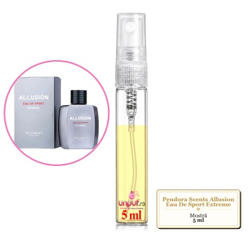 Mostra fiola din Parfumul Pendora Scents Allusion Eau De Sport Extreme, decant sticla cu pulverizator - Img 4