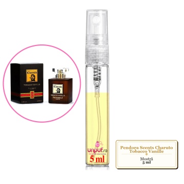 Mostra fiola din Parfumul Pendora Scents Charuto Tobacco Vanille, decant sticla cu pulverizator - Img 4