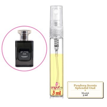 Mostra fiola din Parfumul Pendora Scents Splendid Oud, decant sticla cu pulverizator - Img 2