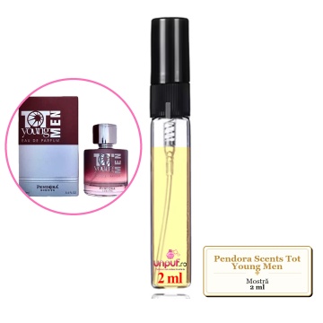 Mostra fiola din Parfumul Pendora Scents Tot Young Men, decant sticla cu pulverizator - Img 2