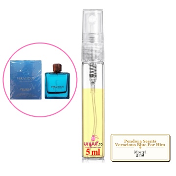 Mostra fiola din Parfumul Pendora Scents Veracious Blue For Him, decant sticla cu pulverizator - Img 4