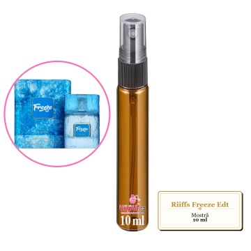 Mostra fiola din Parfumul Riiffs Freeze Edt, decant sticla cu pulverizator