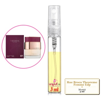 Mostra fiola din Parfumul Rue Broca Theoreme Femme Edp, decant sticla cu pulverizator - Img 3