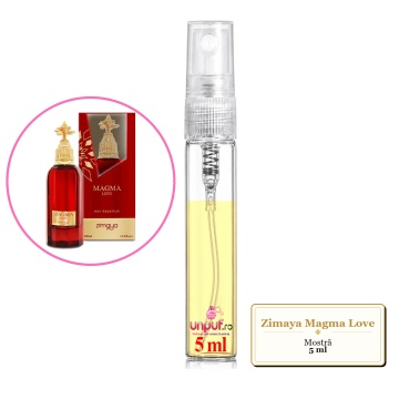Mostra fiola din Parfumul Zimaya Magma Love, decant sticla cu pulverizator - Img 4
