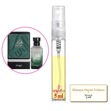 Mostra fiola din Parfumul Zimaya Oscar Unisex, decant sticla cu pulverizator - Img 4