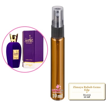 Mostra fiola din Parfumul Zimaya Rabab Gems Edp, decant sticla cu pulverizator - Img 3