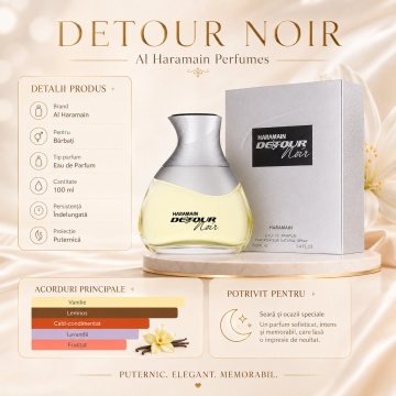Parfum Al Haramain Detour Noir 100 ml - Img 3
