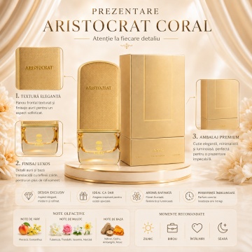 Parfum Arăbesc Ajmal Aristocrat Coral 75 ml, Damă, edp - Img 3