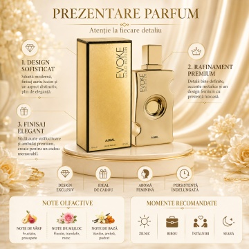 Parfum Arăbesc Ajmal Evoke Gold Ed. Her 75 ml, Damă, edp - Img 3