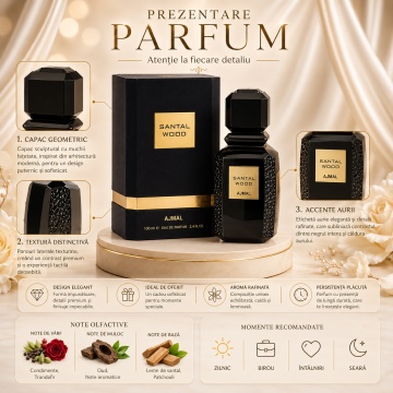 Parfum Arăbesc Ajmal Santal Wood 100 ml, Damă, edp - Img 3