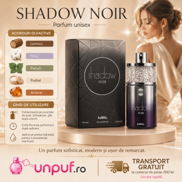 Parfum Arăbesc Ajmal Shadow Noir 75 ml, Bărbat, edp - Img 9