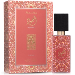 Parfum Arăbesc Ajwad Pink To Pink Lattafa 60 ml, Apă de Parfum Unisex, Aromă Lemnos Aromatică cu Guava, Grepfrut, Piper Roz, Trandafir, Vanilie și Mosc - Img 12