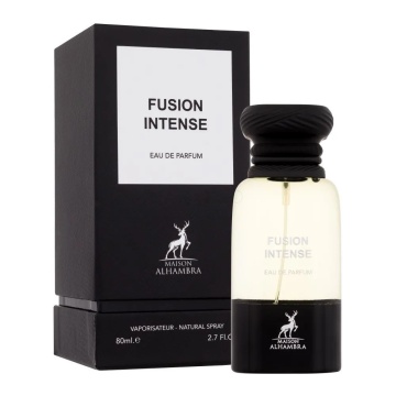 Parfum Arăbesc Alhambra Fusion Intense Maison Alhambra 80 ml, Apă de Parfum Unisex, Damă și Bărbat, Aromă Piele Oriental Lemnoasă, Inspirat Fabulous - Img 11