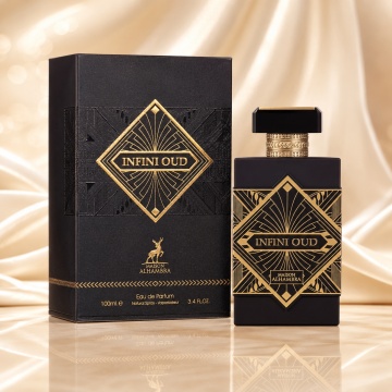 Parfum Arăbesc Alhambra Infini Oud Maison Alhambra 100 ml, Apă de Parfum Unisex, Damă și Bărbat, Aromă Oriental Oud-Lemnoasă, Inspirat Atomic Rose