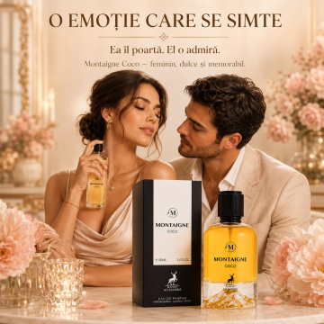 Parfum Arăbesc Alhambra Montaigne Coco 100 ml, Apă de Parfum Damă, Maison Alhambra, Inspirat Coco Vanille, Aromă Oriental Modernă Cremoasă și Tropicală cu Note Fructate, Bergamotă, Condimente, Iasomie, Trandafir, Note Lemnoase, Cedru, Ambră, Mosc și Vanil - Img 5