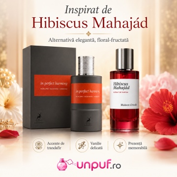 Parfum Arăbesc Alhambra Perfect Harmony Maison Alhambra 100 ml, Apă de Parfum Unisex, Damă și Bărbat, Aromă Floral Fructată, Inspirat Hibiscus Mahajad - Img 8