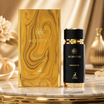 Parfum Arăbesc Alhambra Sceptre Bronzite 100 ml, Apă de Parfum Bărbați, Maison Alhambra, Inspirat Tygar Extrait, Aromă Oriental Modernă Lemnos Minerală cu Note Fructate, Bergamotă, Condimente, Iasomie, Trandafir, Note Lemnoase, Cedru, Ambră, Mosc și Vanil